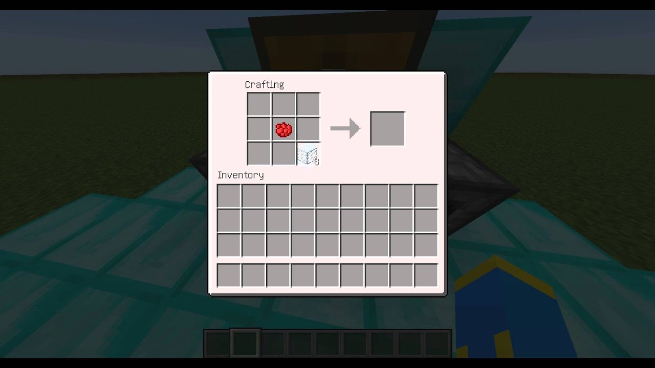 Rotes Glas Minecraft Rotes Glas Minecraft