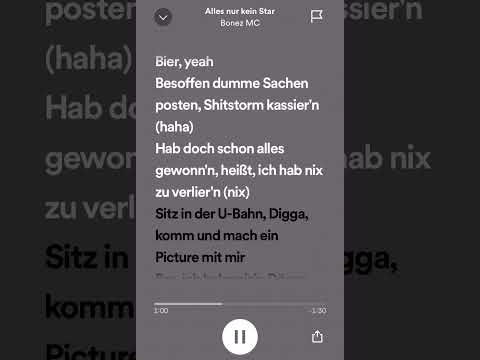 Bonez MC - Alles nur kein Star (Lyrics)