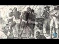 Dessin en noir et blanc représentant des esclaves sur un bateau