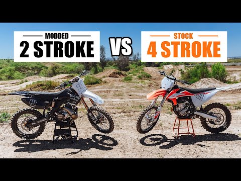 2 Stroke VS 4 Stroke: SX Lap Time Challenge!