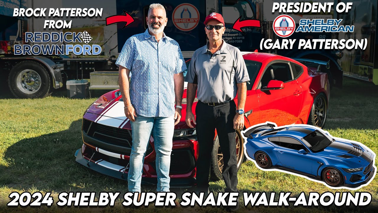 President of Shelby American Shows Us The 2024 Shelby Super Snake Mustang!