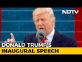 Watch US President Trump’s entire inaugural address