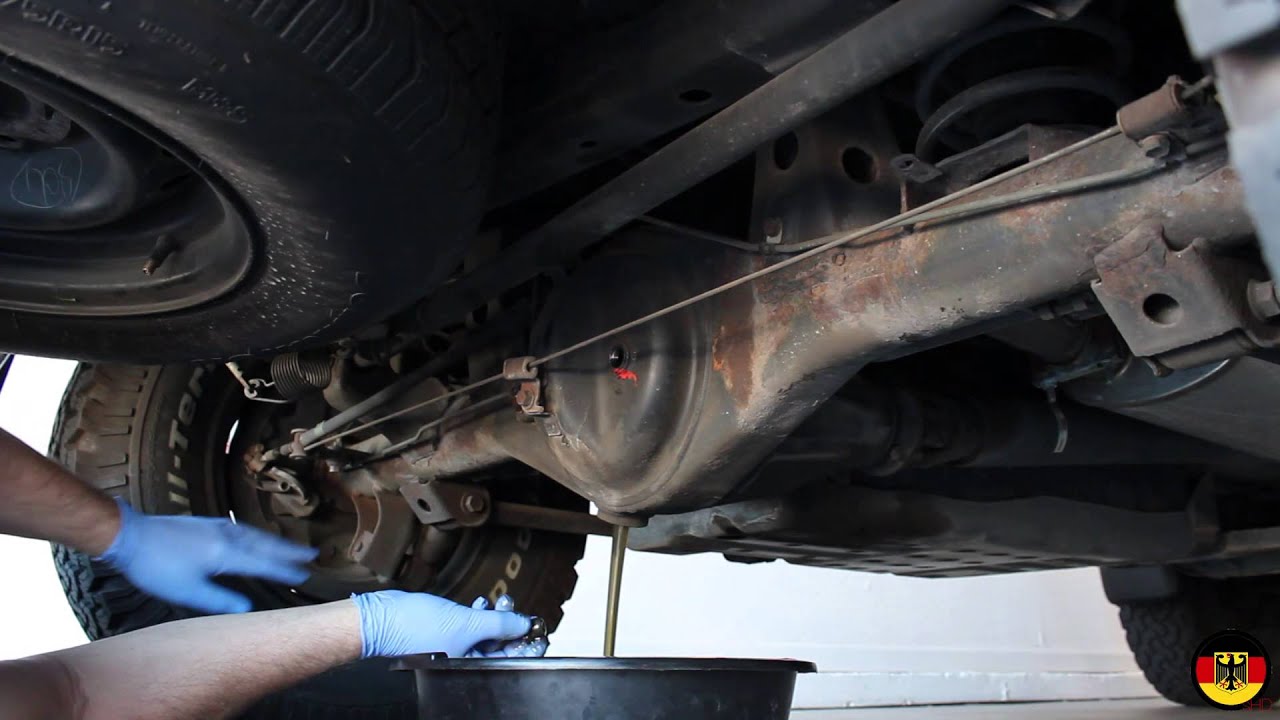 2002 toyota tacoma differential fluid change #4