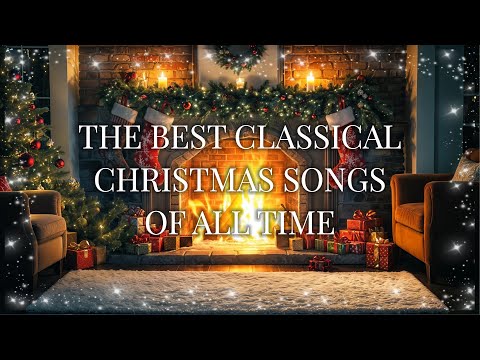 The Best Classic  Christmas Songs 🎅🏼 4+ Hours of Classic Christmas Hits with 🔥Fireplace Winter