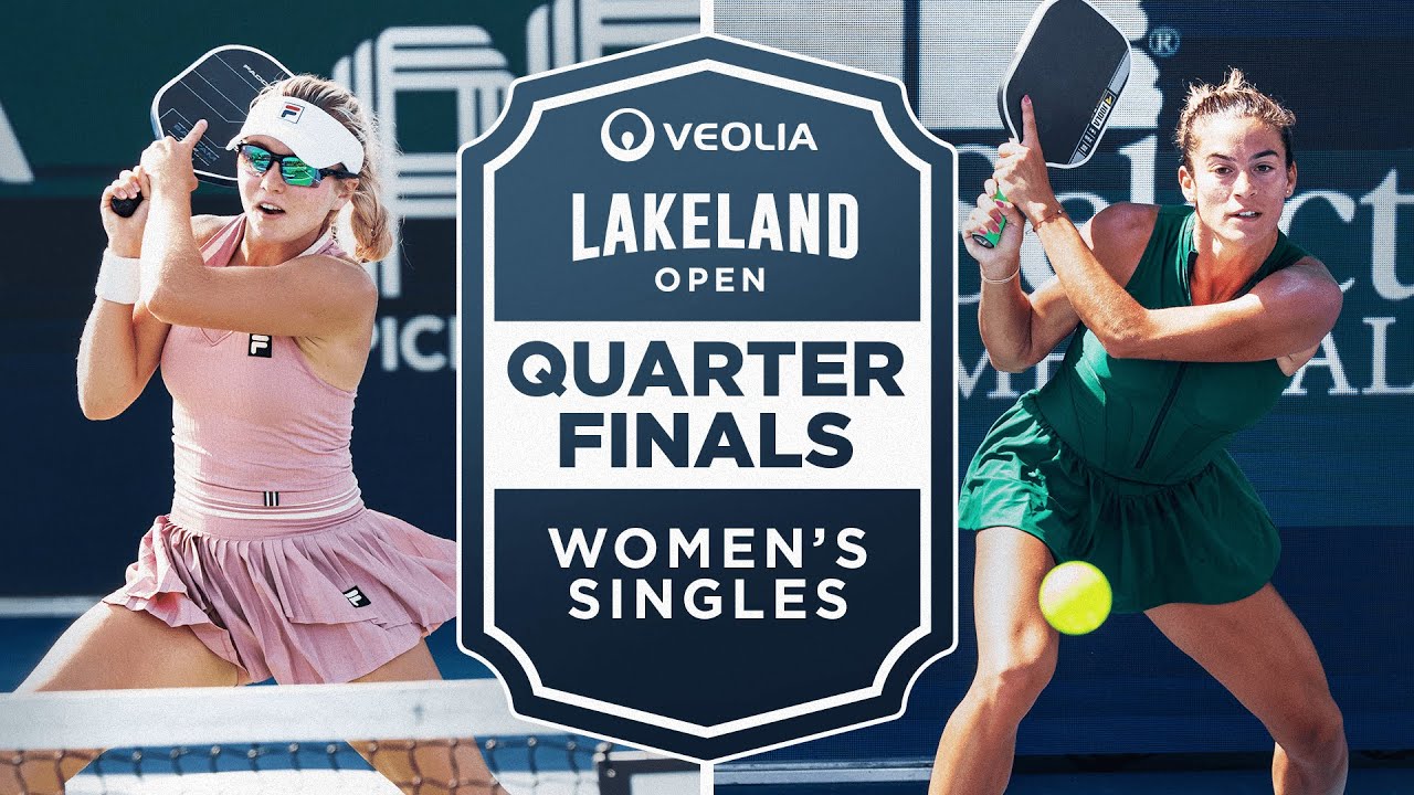 Anna Leigh Waters v Victoria DiMuzio at the Veolia Lakeland Open