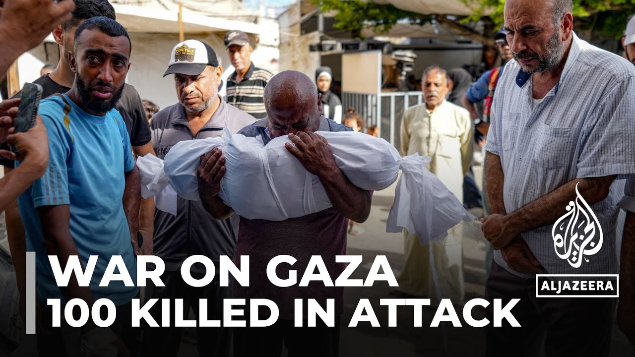 Gaza school strike: More than 100 killed in attack on Gaza City school