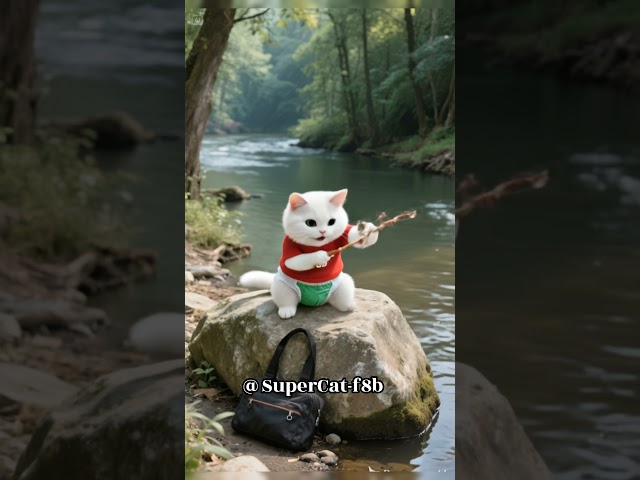 "ذهب ليصطاد السمك… فهاجمه دب ضخم، لكن والده أنقذه بشجاعة! 🐻🎣🥺"