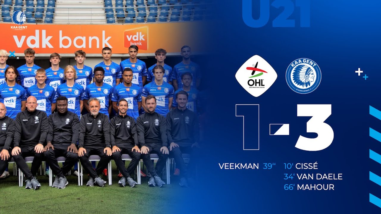 U21 OH Leuven - KAA Gent: 1-3