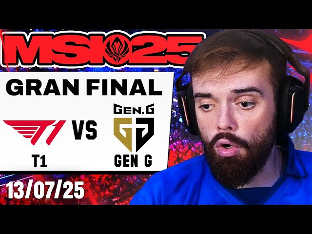 GRAN FINAL MSI 2025 - T1 vs GENG - LA MEJOR SERIE DEL MUNDO
