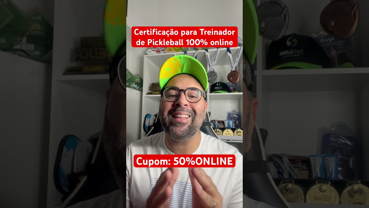 Quer aprender a como trabalhar e ensinar Pickleball na sua região?Link na Bio do Insta - 50%ONLINE