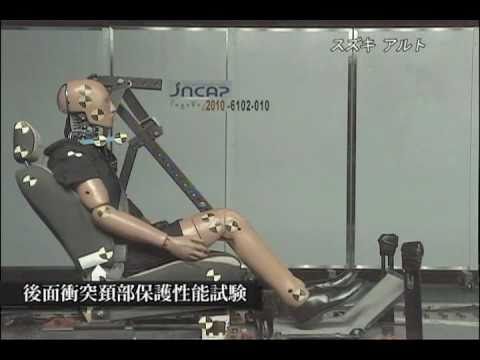 Видео тест катастрофа Suzuki Alto от 2009 г. насам