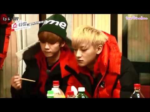 EXO Luhan Eating Compilation in EXO's Showtime