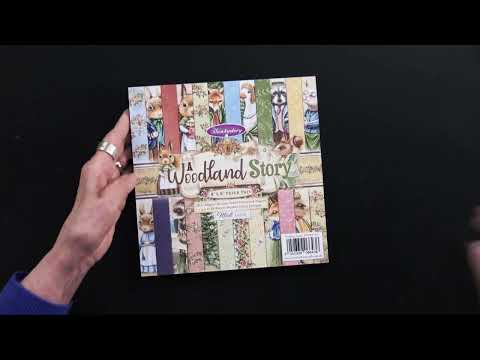 A Woodland Story Printed Parchment
