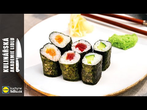 Sushi – Maki sushi - Roman Paulus - Kulinářská Akademie Lidlu