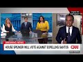 House Speaker Johnson will not vote to expel Santos(CNN) - 09:28 min - News - Video