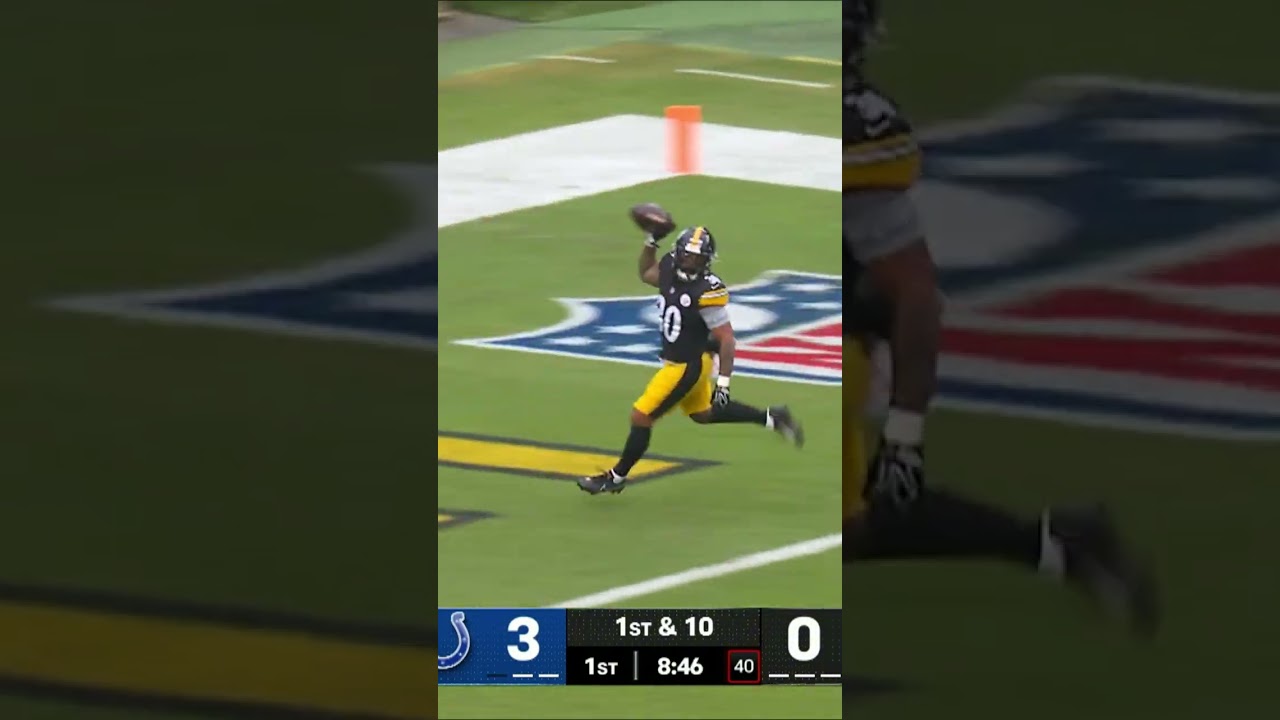Aaron Rodgers permet à Jaylen Warren de se rendre jusqu’au bout!🔥🫡