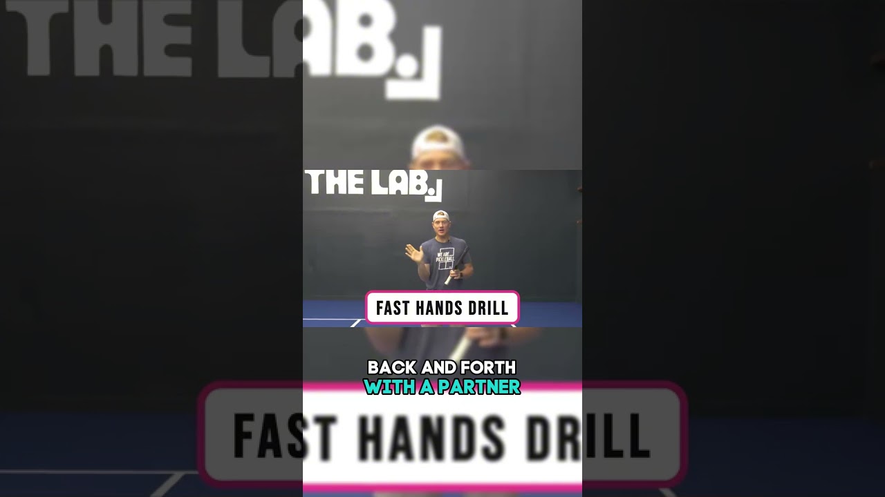 Boost your game with these fast hand drills ⚡⁠ #pickleball #pickleballtips #explore #shorts