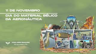 A Força Aérea Brasileira (FAB) lançou um vídeo em homenagem ao Dia do Material Bélico da Aeronáutica, comemorado nesta quarta-feira, dia 11 de novembro