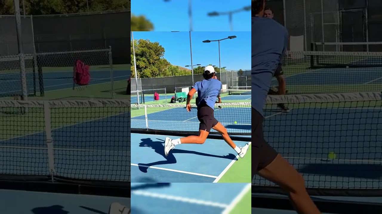 What should we call this shot? #pickleball #pickleballislife #pickleballaddict