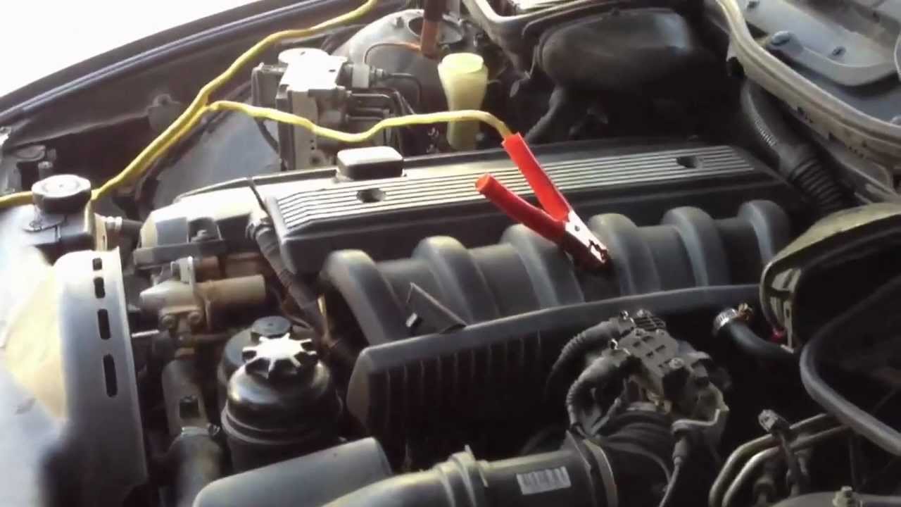 How to jumpstart a bmw 525i #2