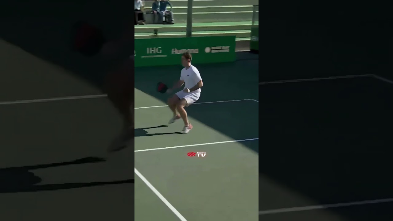 Skill and agility by Dylan 🚂 #pickleball #pickleballislife #pickleballhighlights