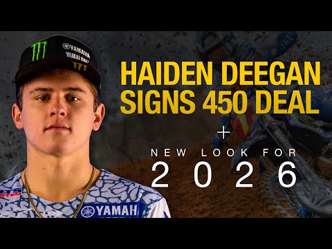 Haiden Deegan Signs 450 Contract | Plus a New Look for 2026?