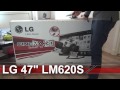 LG 47 LM620S Cinema 3D Unboxing