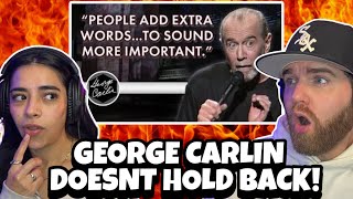 Our First Time Reaction to: George Carlin | Airline Announcements | Jammin In New York (1992)