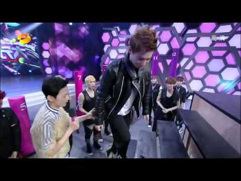 「ONEXO日本語字幕」Happy Camp 130706(EXO)part3 130811