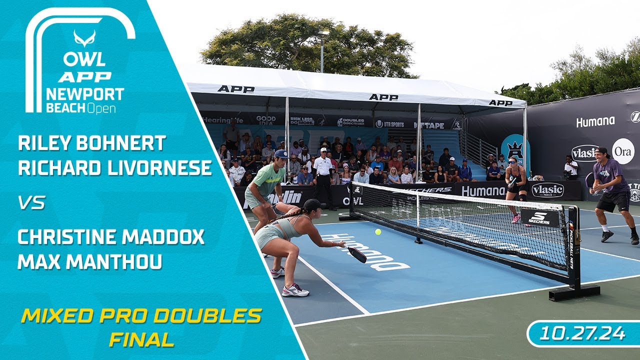 2024 The OWL APP Newport Beach Open I Bohnert/Livornese vs. Maddox/Manthou | Mixed Doubles Final
