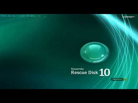 Jak korzystać z płyty ratunkowej Kaspersky Rescue Disk 10