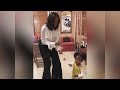Michelle Obama Dances with Girl Who Stared in Awe at Her Portrait