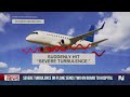 Severe turbulence on plane sends two people on board to hospital  - 02:36 min - News - Video