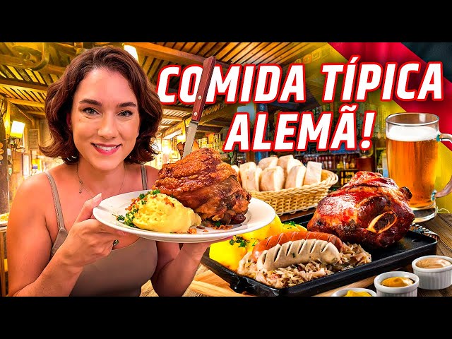 PROVANDO COMIDA TÍPICA DA ALEMANHA! 🇩🇪