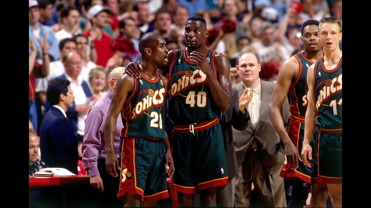 90's Sonics: Gary Payton, Shawn Kemp, George Karl, Sam Perkins, And ...