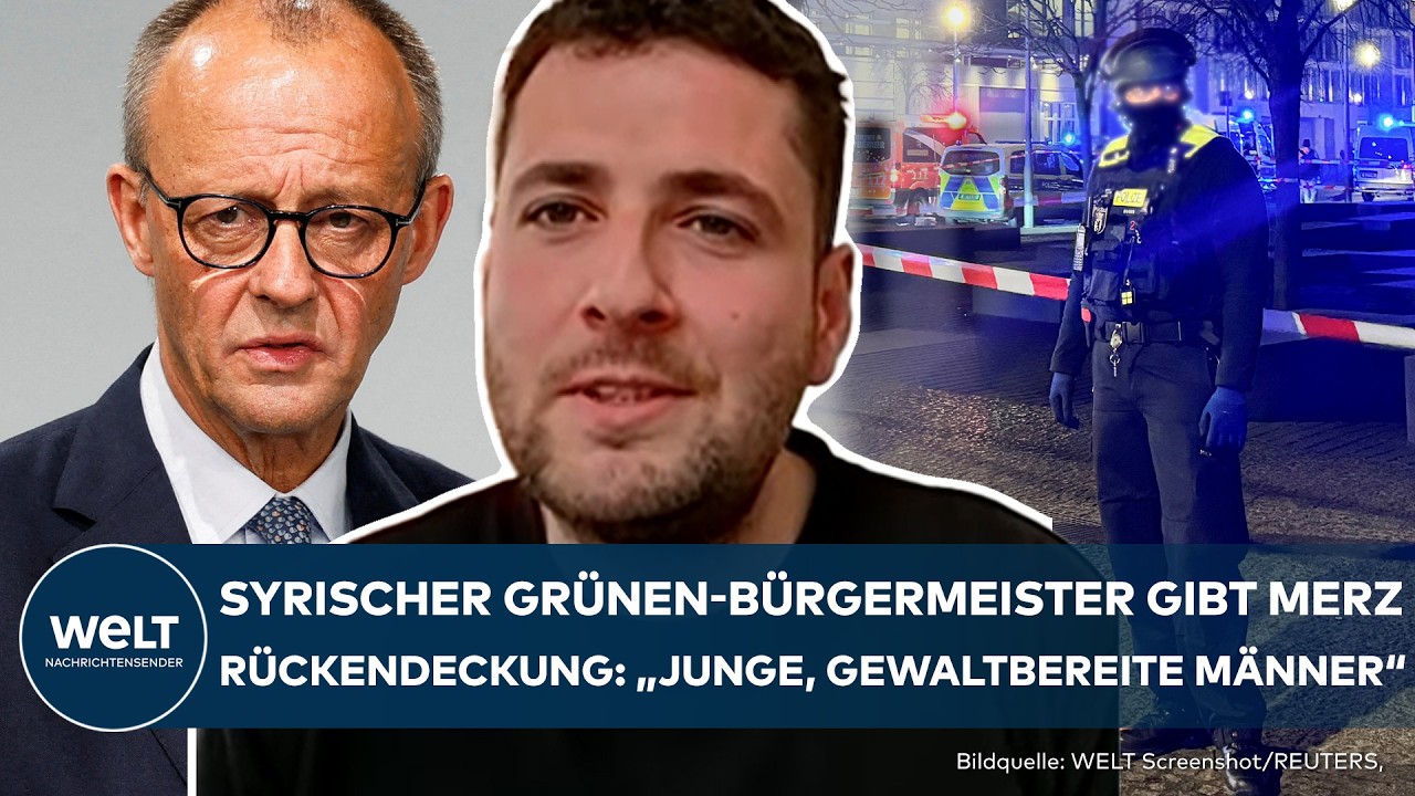 RYYAN ALSHEBL: Syrischer Politiker gibt Merz Rückendeckung! "Gewaltbereite Männer" im Stadtbild