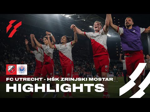 FC Utrecht - HŠK Zrinjski Mostar | HIGHLIGHTS