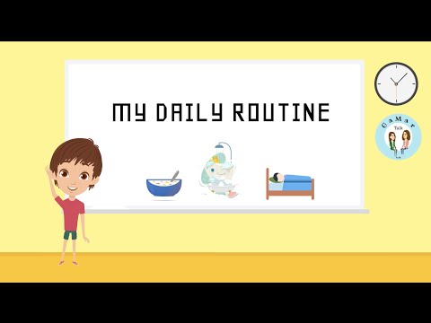 Upload mp3 to YouTube and audio cutter for My daily routine | GaMar Talk | English for kids download from Youtube