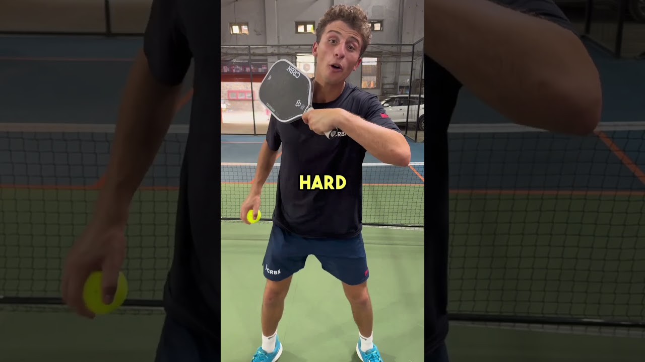 How to deal with bangers in pickleball! #pickleball #pickleballtips #shorts