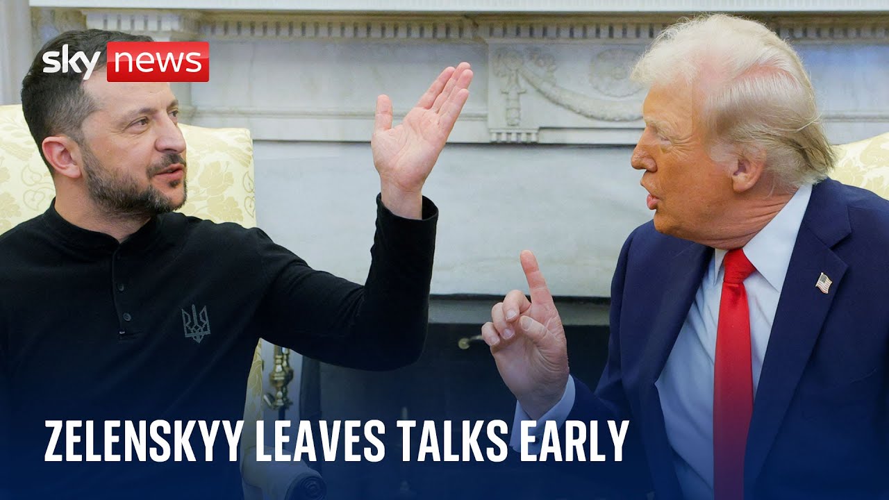 BREAKING: Trump accuses Zelenskyy after shocking Oval Office bust-up