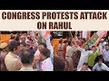 Congress protests attack on party Vice-President Rahul Gandhi