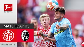 1. FSV Mainz 05 — SC Freiburg 0-0 | Highlights | Matchday 5 – Bundesliga 2021/22