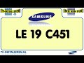 Samsung LE19C451 TV Installeren - Samsung TV Installeren - Ci+ Installeren