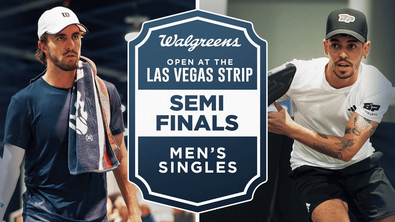 Hunter Johnson v Jaume Martinez Vich at the Walgreens Open at the Las Vegas Strip