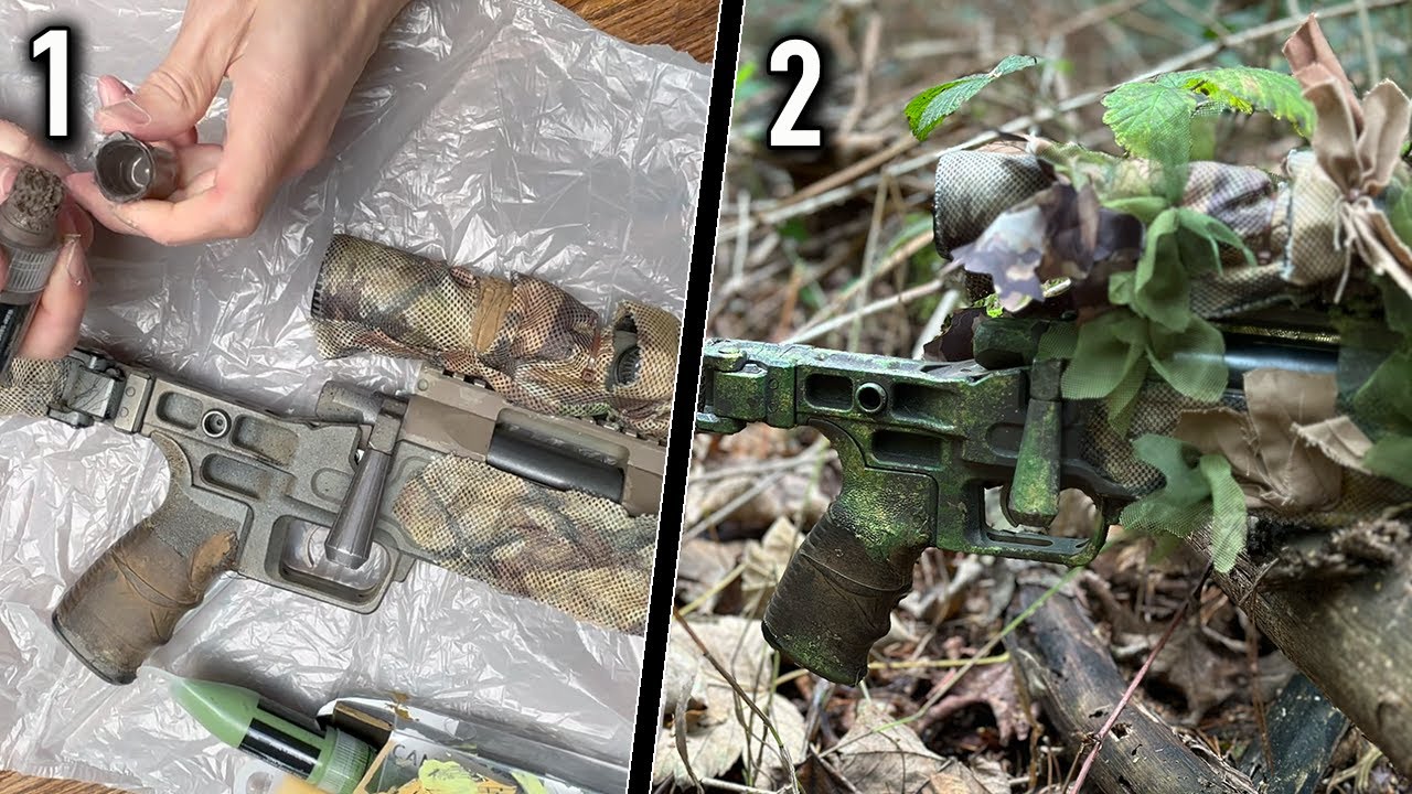 How to Ghillie Your Airsoft Sniper (Modern Techniques)