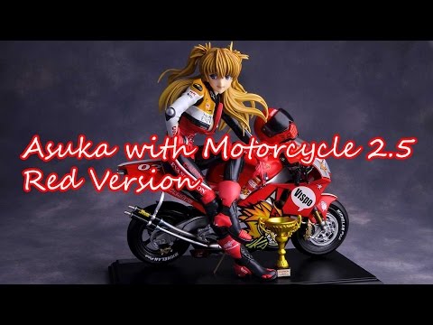 PF8433 Asuka with Motorcycle 2.5 Red Version Sample Preview