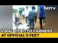 On Camera, Telangana Farmers Grovel At Officer's Feet Over Ancestral Land