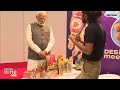 New Delhi: PM Narendra Modi inspects Startup Mahakumbh exhibition at Bharat Mandapam | News9  - 01:10 min - News - Video
