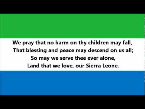 Hymne national du Sierra Leone ...