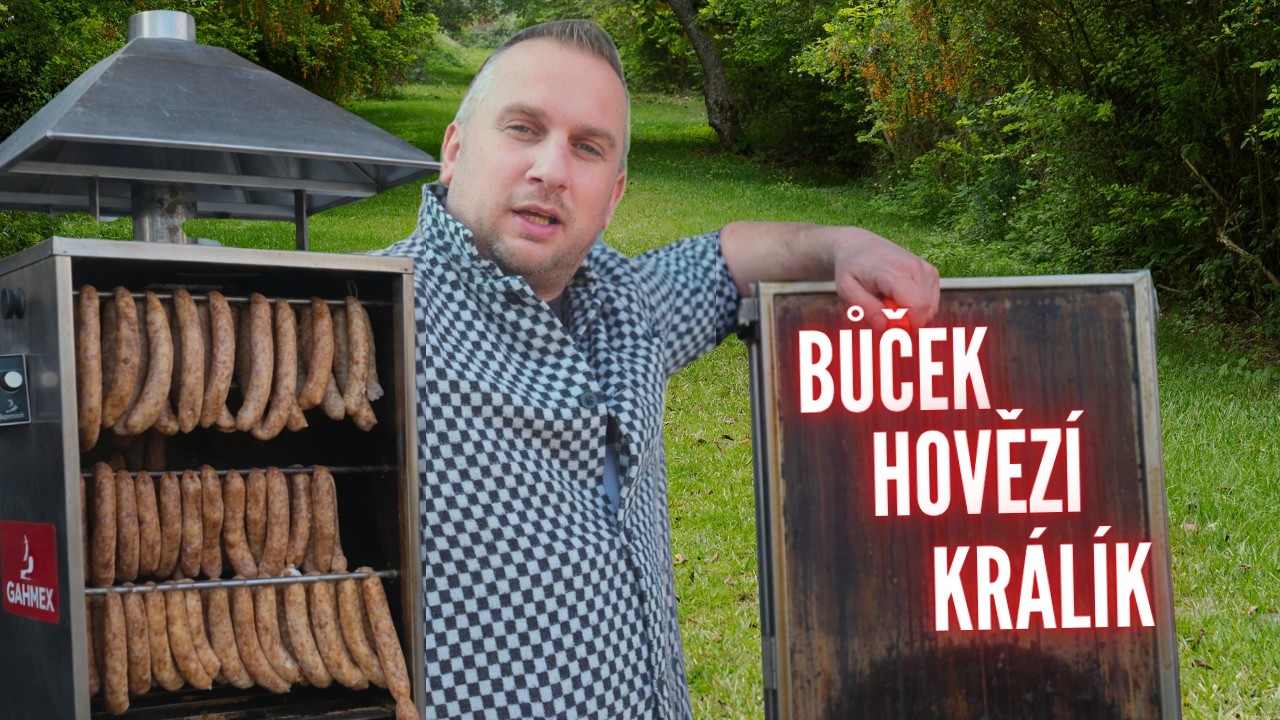 BŮČEK + HOVĚZÍ + KRÁLÍK = DOKONALÉ DOMÁCÍ KLOBÁSY! 🔥 (Krok za krokem)
